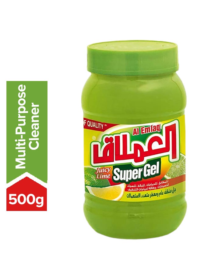 Al Emlaq Super Gel Juicy Lime Multicolour 500grams 