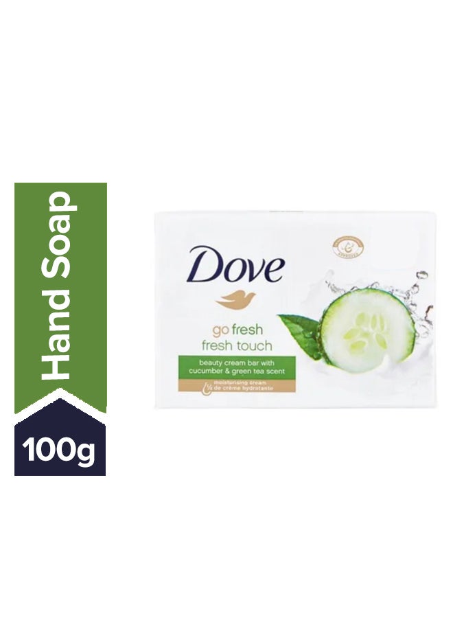 Dove Go Fresh Touch Cucumber And Green Tea Soap Bar 100grams - Image 1
