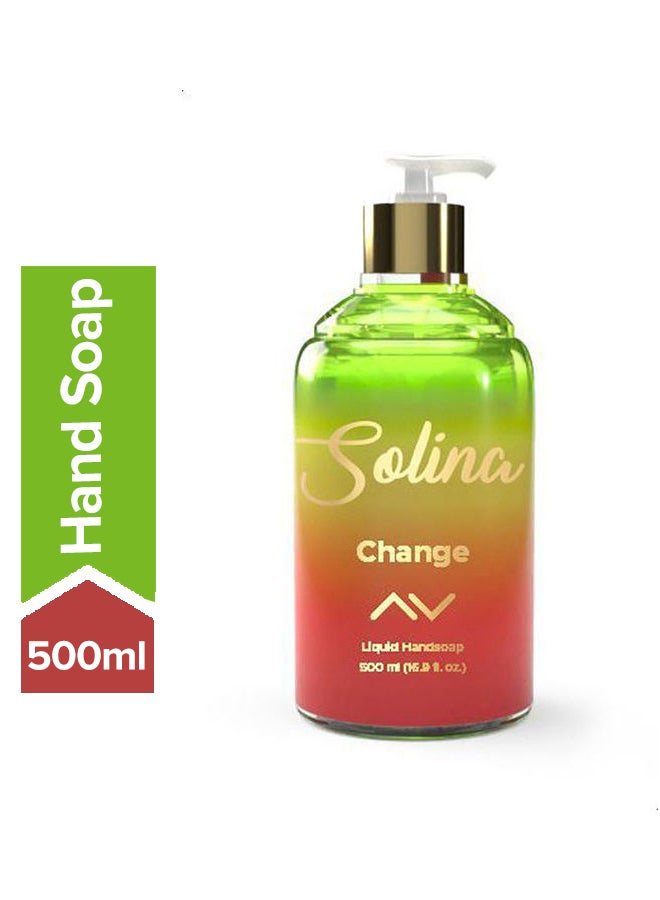 سولينا سائل تغيير غسل اليدين متعدد الألوان 500ملليلتر 