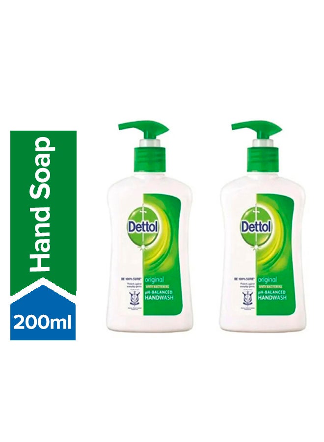 Dettol Original Hand Wash - Pack of 2 Clear 200ml - Image 1