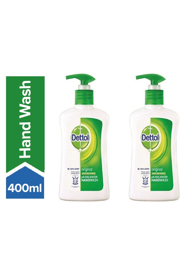 Dettol Original Hand Wash - Pack of 2 Clear 400ml - Image 1