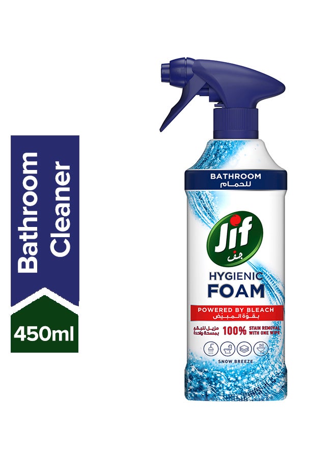 Jif Foam Bathroom Spray Hard Surface Cleaners Multicolour 450ml - Image 1