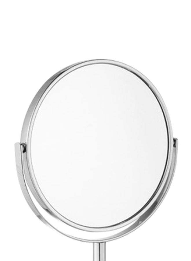 Classic Mirror with Stand, for Vanity and Bathroom Use, Sturdy and Multipurpose Silver