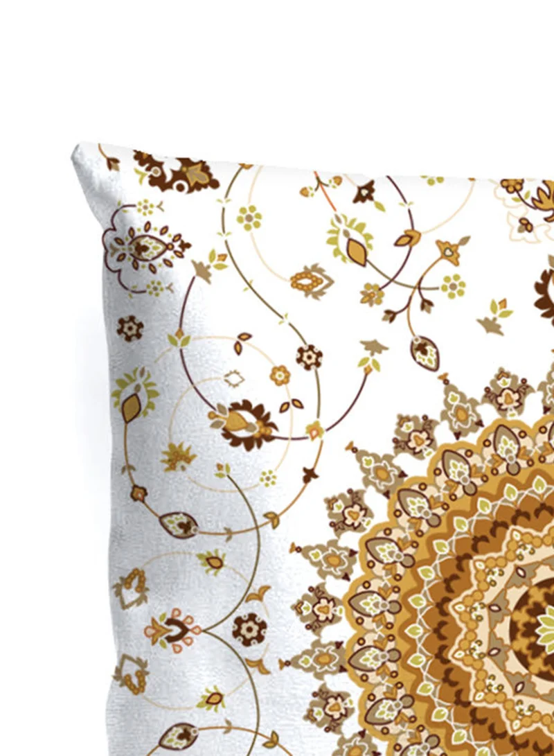 Noon East Decorative Cushion , Size 45X45 Cm Amalia - 100% Cotton Cover Microfiber Infill Bedroom Or Living Room Decoration Festive Amalia Standard Size