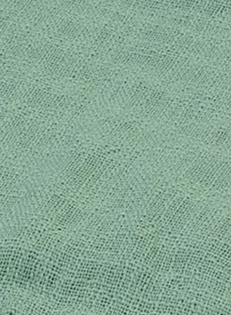Noon East Lightweight Summer Blanket Queen Size 200 GSM Woven Texture All Season Blanket Bed And Sofa Throw Green 150 x 200cm