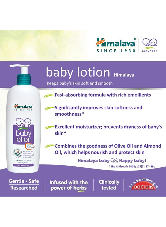 Himalaya Herbals Baby Lotion Cream - 400ml - Image 3