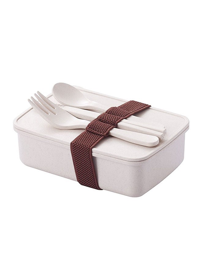 ستار بيبيز علبة غداء صديقة للبيئة للأطفال - لون كريمي - Image 1