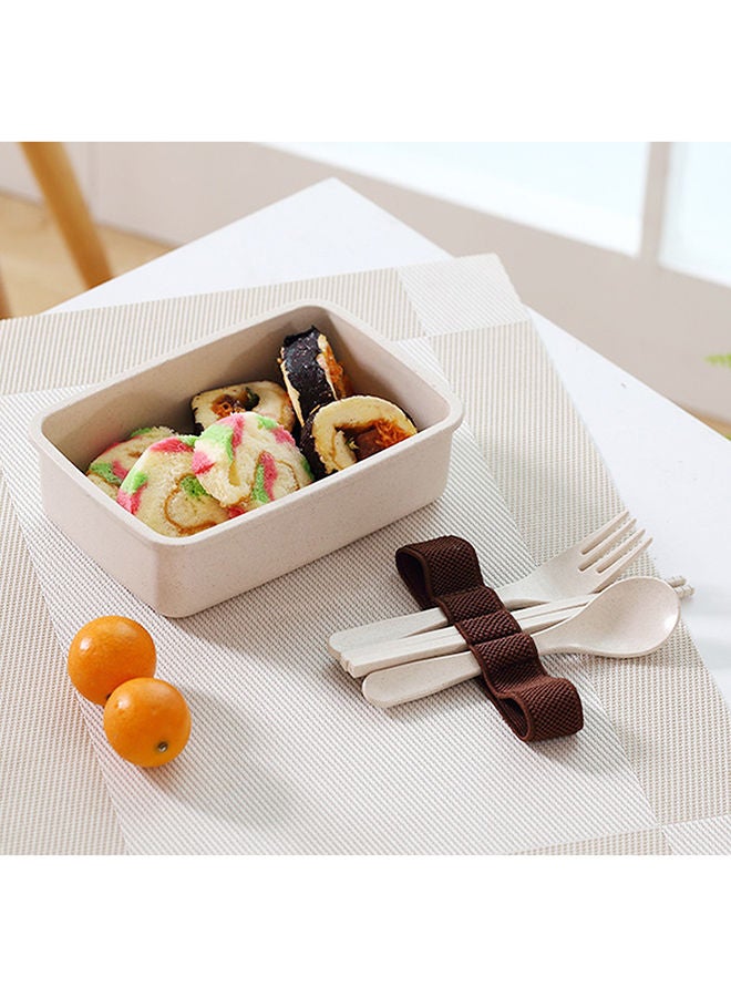 ستار بيبيز علبة غداء صديقة للبيئة للأطفال - لون كريمي - Image 3