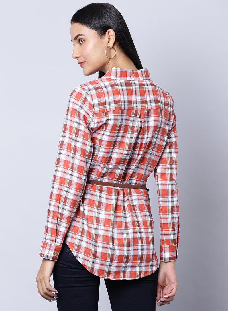 OFFROAD - Long Sleeve Checkered Tunic Multicolour - Image 1