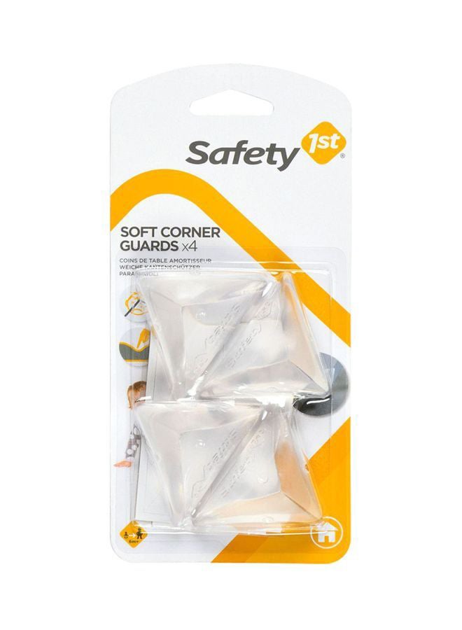 Safety 1st Soft Corner Guard, Pack Of 4 - Clear  - Image 1