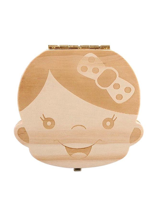 QiaoKai Milk Tooth Wooden Storage Box  - Image 1