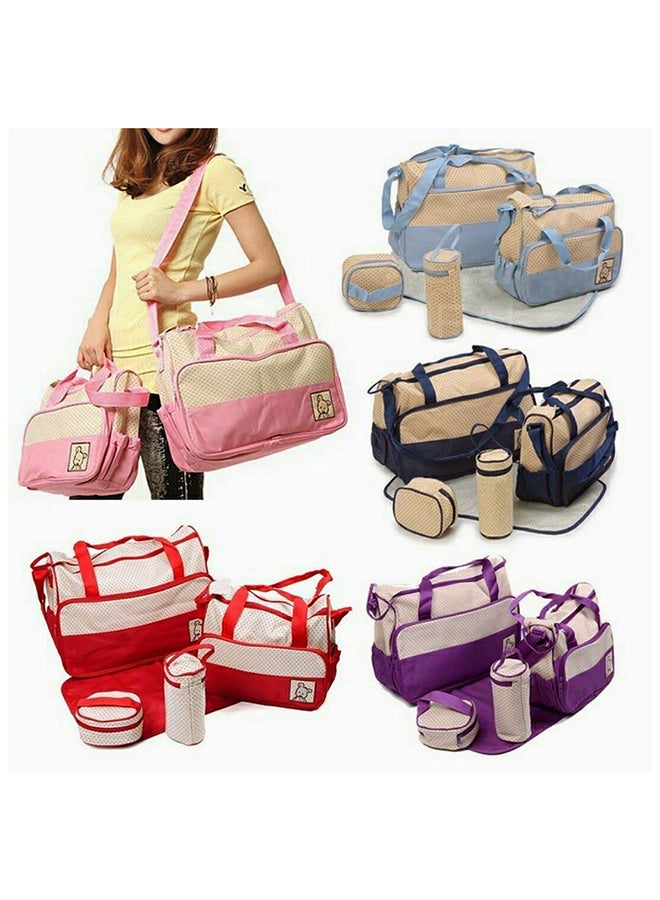 QiaoKai - Set Of 5 Multifunctional Diaper Bag - Image 1