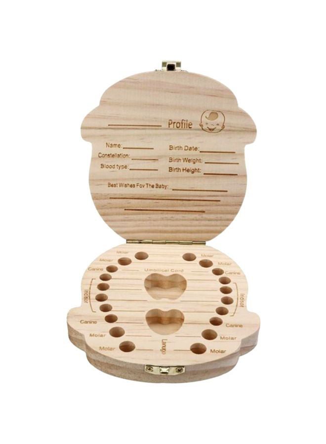 QiaoKai Milk Tooth Wooden Storage Box  - Image 3