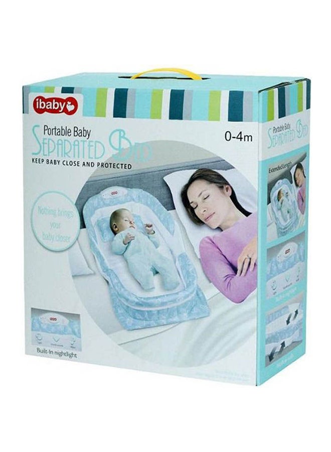 آي بيبي سرير أطفال رضع محمول وناعم شبكي مفصول مناسب لأعمار من 0 إلى 4 أشهر - Image 1