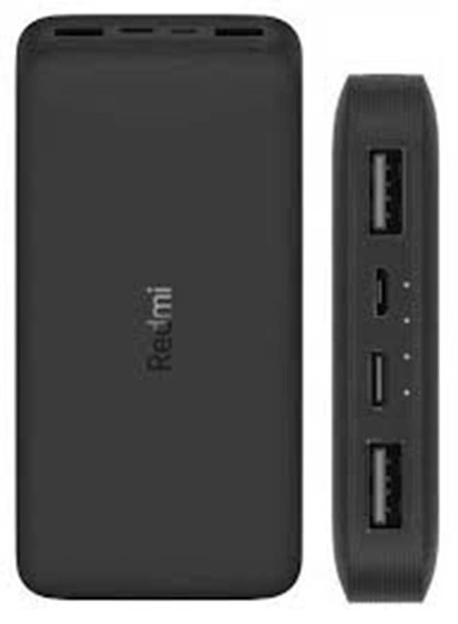 Xiaomi 20000 mAh Redmi 18W Fast Charging Power Bank Black  - Image 2