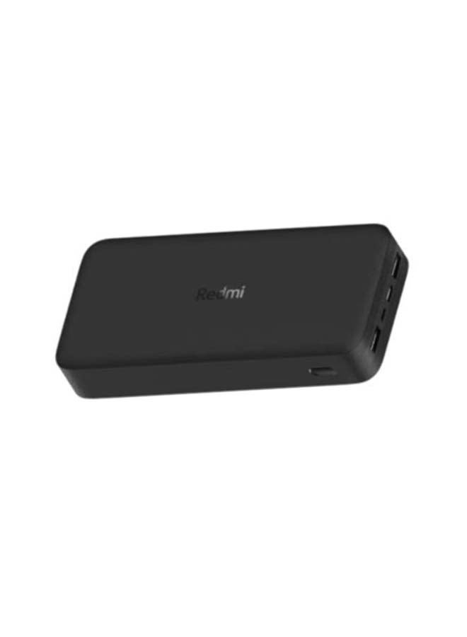 Xiaomi 20000 mAh Redmi 18W Fast Charging Power Bank Black  - Image 3