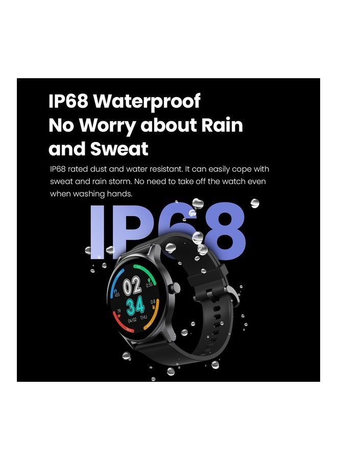 Haylou GS-LS09A  Smart Watch 1.28-inch TFT Display Bluetooth 5.0 220mAh IP68 Waterproof Heart Rate Monitor SpO2 Tracking 7 Days Battery Life 12 Mode Black - Image 5