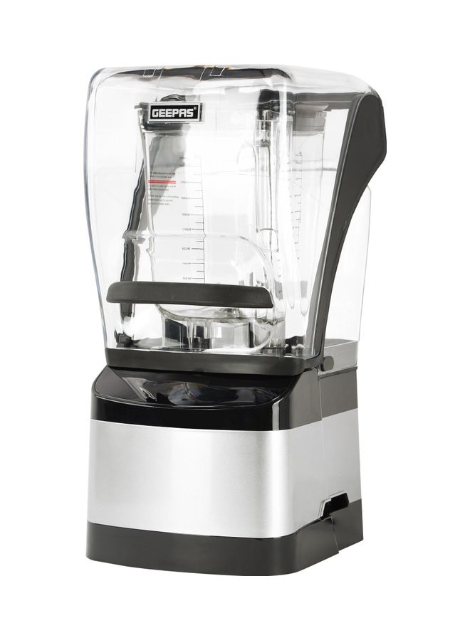 جيباس - خلاط رقمي كاتم للصوت وبمؤقت LED 1800 W GSB44084 أسود/ فضي - Image 1