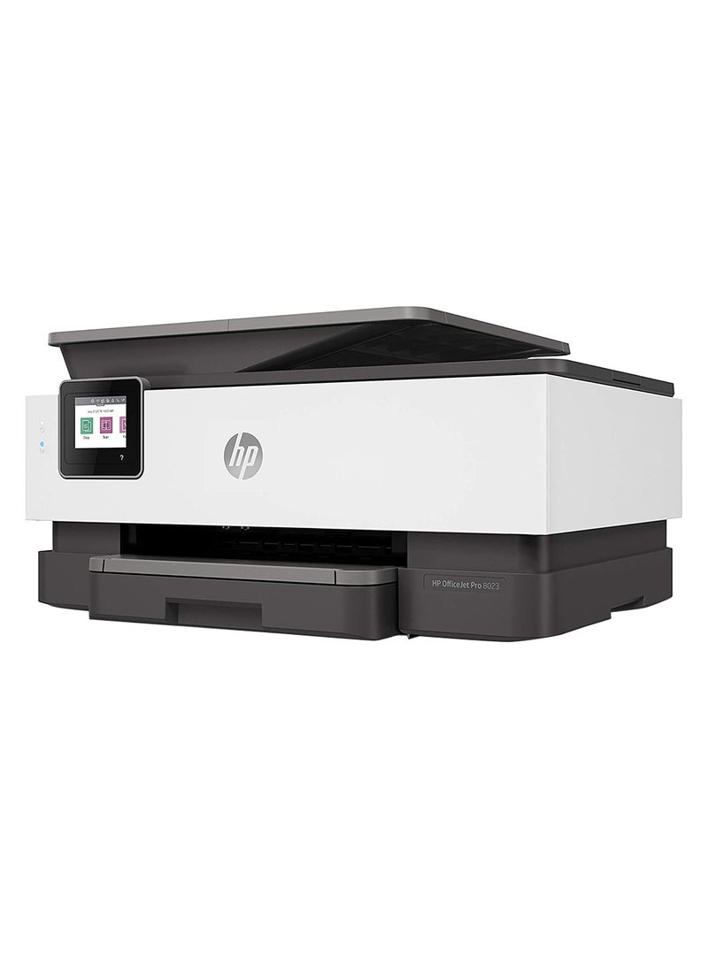 HP OfficeJet Pro 8023 All-In-One Printer,1KR64B Grey/White  - Image 3