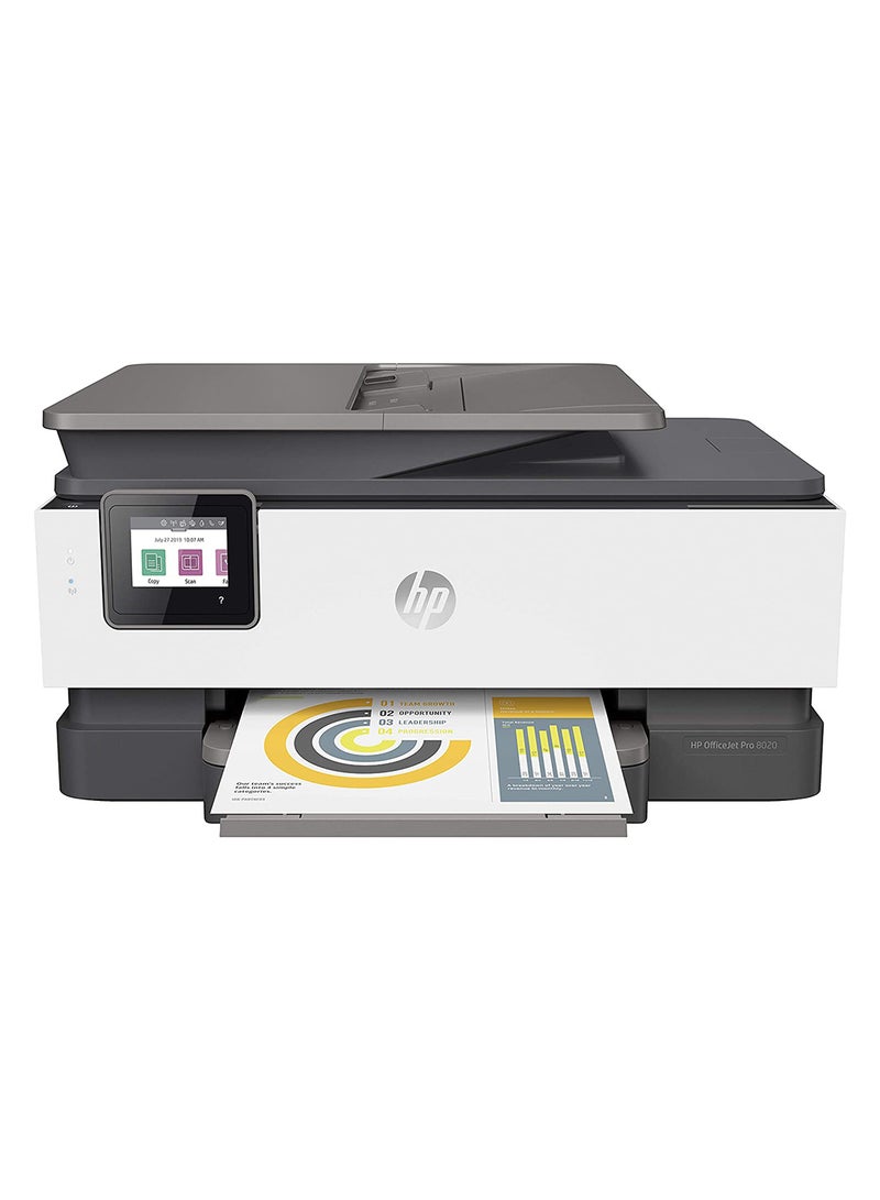 HP OfficeJet Pro 8023 All-In-One Printer,1KR64B Grey/White  - Image 5