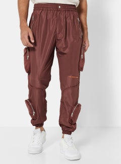 LES BENJAMINS 3D Pocket Utility Pants Red  - Image 1