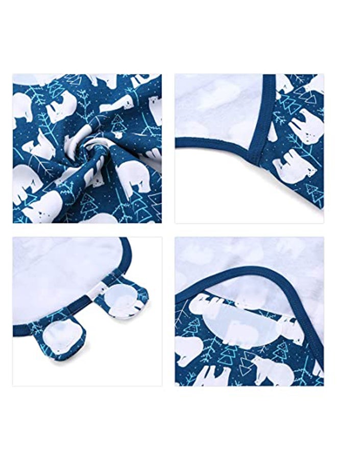 مجموعة قماط مريح للأطفال مزين بطباعة مكونة من قطعتين - Image 3