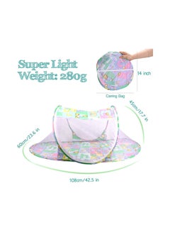 Generic Baby Travel Bed Portable Folding Crib Mosquito Net  - Image 2