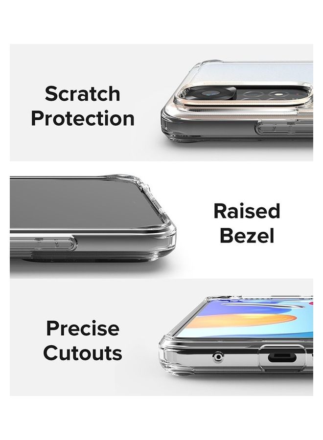 Ringke Fusion Case Compatible with Redmi Note 11/11S 4G (6.43-Inch) Clear  - Image 4