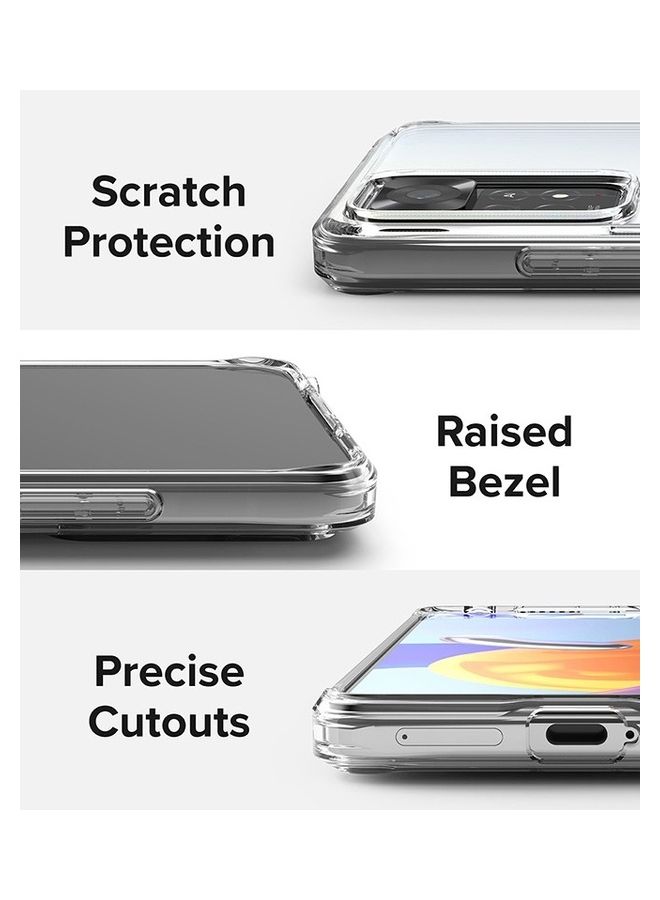 Fusion Case Compatible with Redmi Note 11 Pro 4G/5G Matte clear