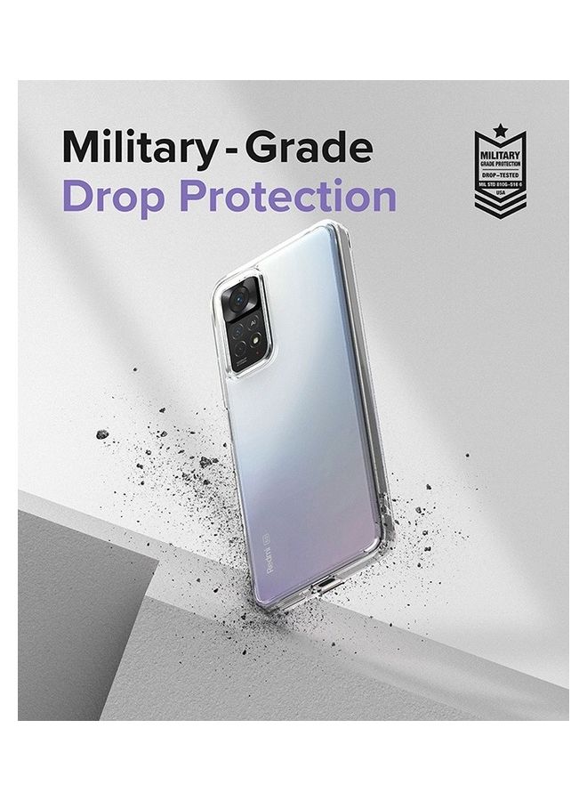 Fusion Case Compatible with Redmi Note 11 Pro 4G/5G Matte clear