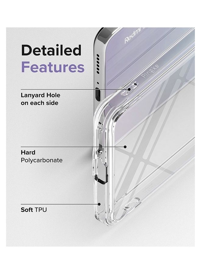 Fusion Case Compatible with Redmi Note 11 Pro 4G/5G Matte clear