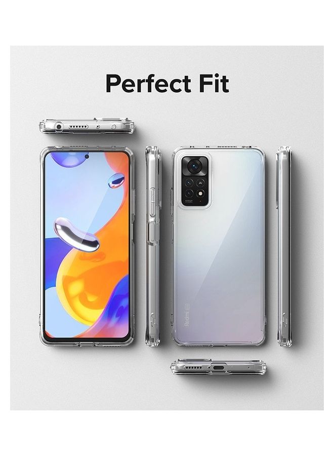 Fusion Case Compatible with Redmi Note 11 Pro 4G/5G Matte clear
