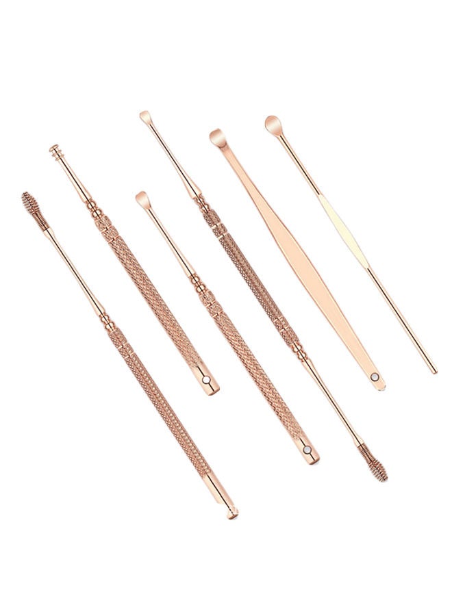 Generic 6-Piece Portable Ear Wax Curette Cleaner Set  - Image 2