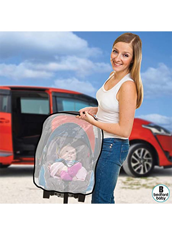 Maxi-Cosi Rain Cover for Baby Car Seat - Grey/Clear  - Image 5