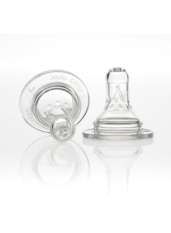 جابلو رضاعة(ببرونه) دائرية للاطفال مع حلمة مضادة للمغص وخلاط ماء فاتر مقاس 240 مل - Image 2