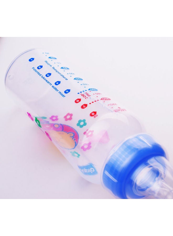 جابلو رضاعة(ببرونه) دائرية للاطفال مع حلمة مضادة للمغص وخلاط ماء فاتر مقاس 240 مل - Image 4