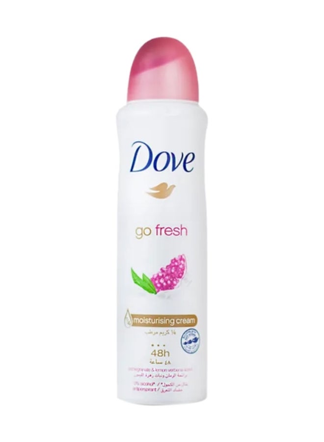 Dove Go Fresh Antiperspirant Spray with Pomegranate Scent Multicolour 150ml 