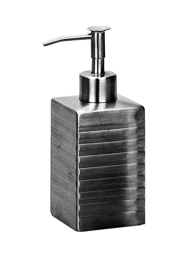 Amal Bathroom Accessories - Soap Dispenser - Stainless Steel Square - Silver Color - Bath Kit Silver (Square)  - Image 1