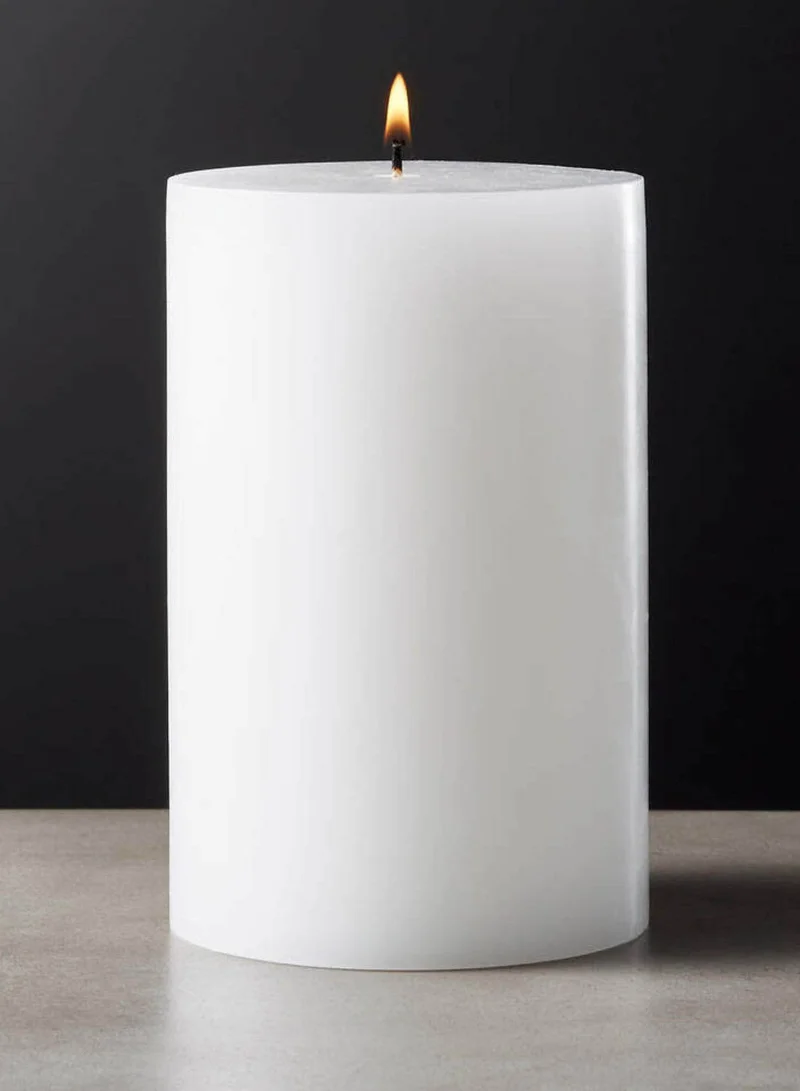 ebb & flow Pack of 4 Modern Unscented Wax Pillar Candle Unique Luxury Quality Product For The Perfect Stylish Home