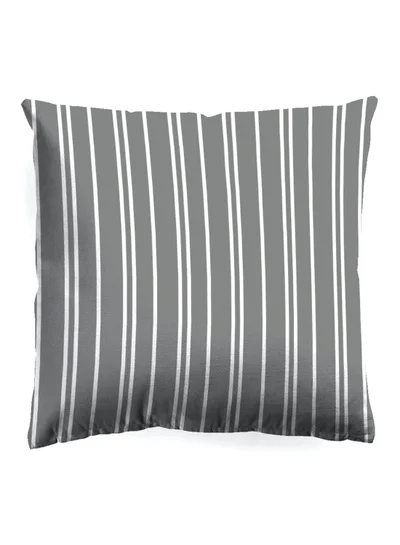 Noon East Decorative Cushion , Size 45X45 Cm Stripes - 100% Cotton Cover Microfiber Infill Bedroom Or Living Room Decoration Stripes Standard SizeNone