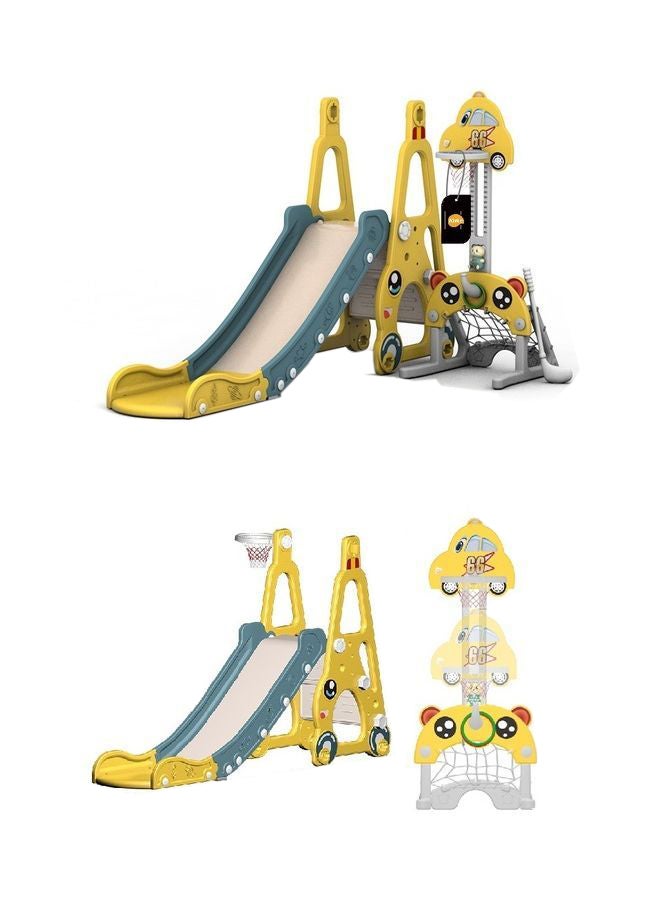 Kidle Indoor Amusement Park Slide Climber Sports With Basketball Hoop  - Image 2