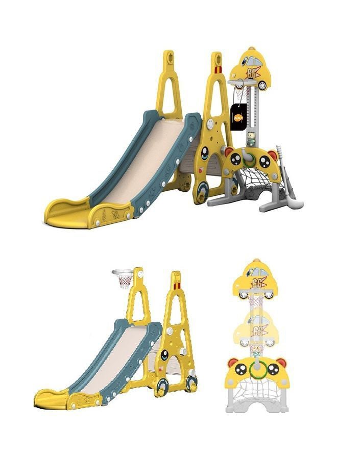 Kidle Indoor Amusement Park Slide Climber Sports With Basketball Hoop  - Image 1