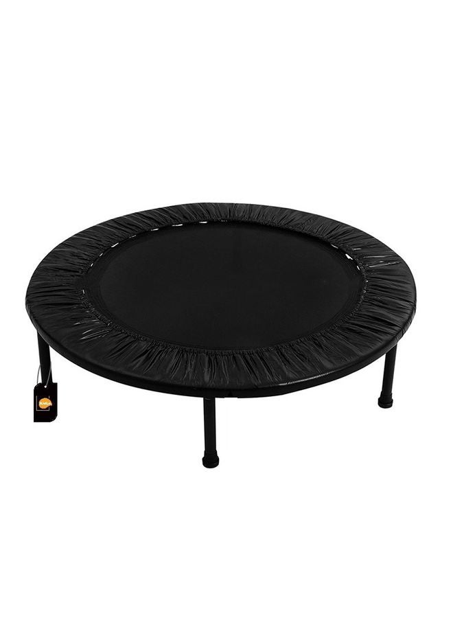 Kidle 48 Inch Mini Exercise Trampoline For Adults or Kids-Indoor Fitness Rebounder Trampoline With Safety Pad 120x120x23cm - Image 1