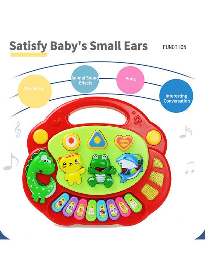 كيدل لعبة تعليمية موسيقية إلكترونية متعددة الوظائف وبتصميم بيانو لفهم أعضاء الجسم ومناسبة للأطفال والرضع 18x16.5x3.5سم - Image 3