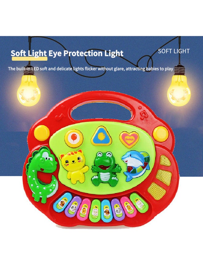 كيدل لعبة تعليمية موسيقية إلكترونية متعددة الوظائف وبتصميم بيانو لفهم أعضاء الجسم ومناسبة للأطفال والرضع 18x16.5x3.5سم - Image 4