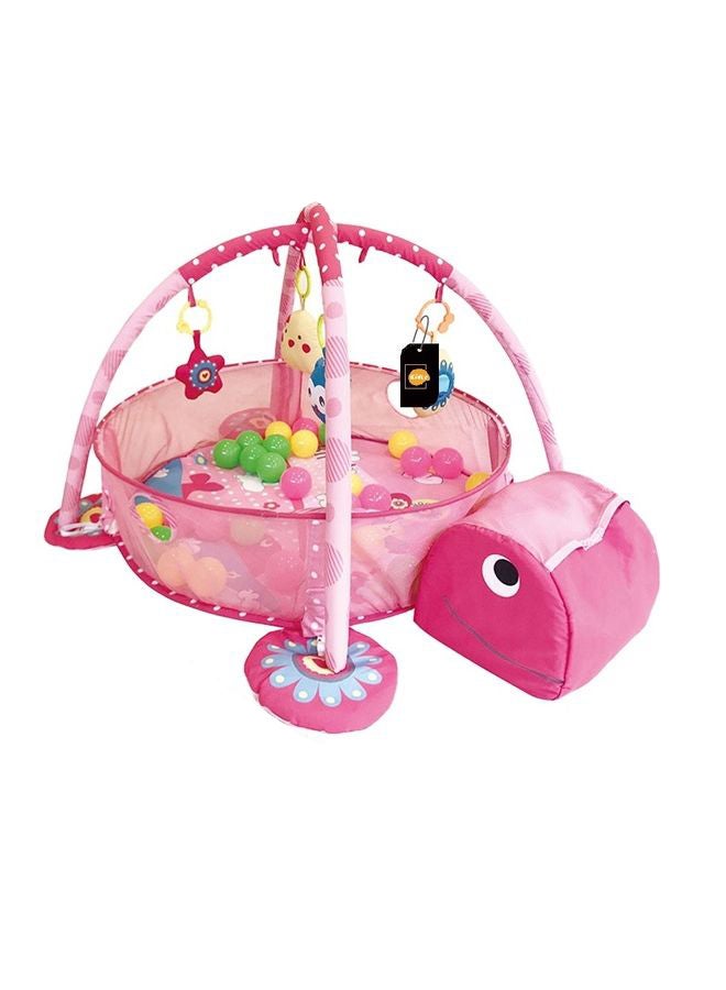 كيدل بساط أرضي للأنشطة الرياضية لزحف الأطفال الرضع مع ألعاب معلقة وكريات 3 في 1 95x70x50سم - Image 2