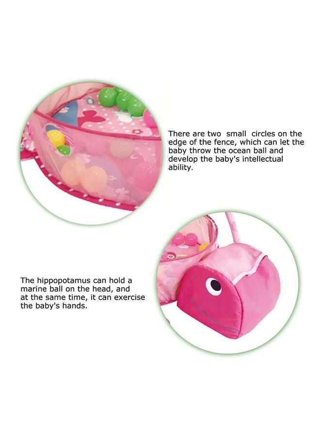 كيدل بساط أرضي للأنشطة الرياضية لزحف الأطفال الرضع مع ألعاب معلقة وكريات 3 في 1 95x70x50سم - Image 4