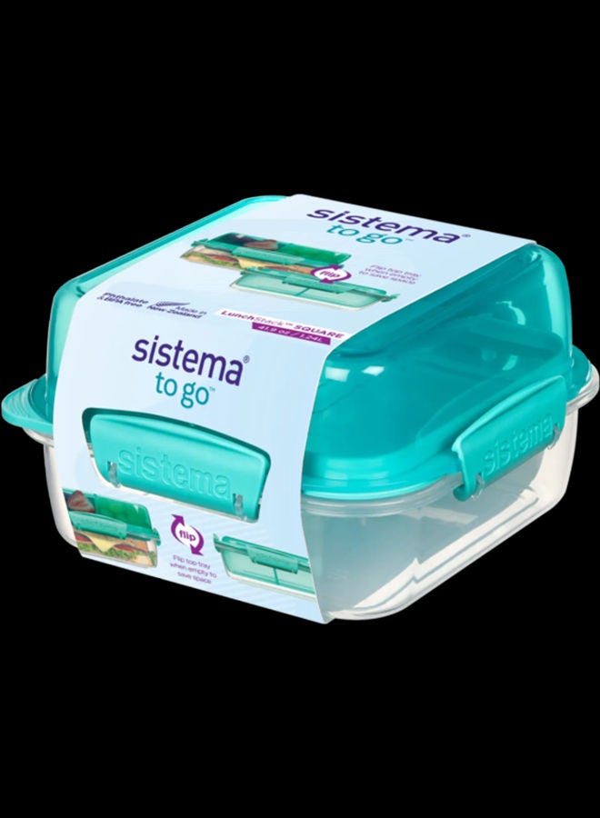 سيستيما علبة غداء بينتو أزرق - Image 4