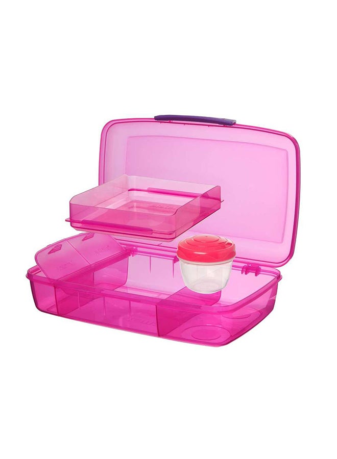 sistema To Go Collection Bento Lunch Box Pink - Image 2