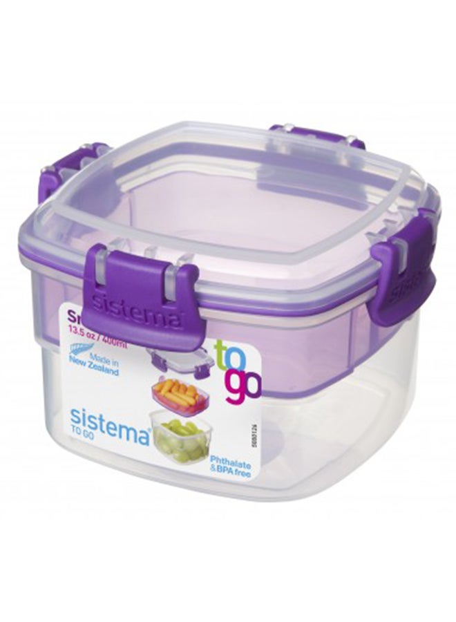 sistema Snacks To Go Container Purple - Image 1